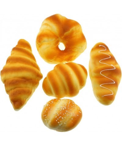 Fake Bread Artificial Sesame Horns Conch Bread Toy Collection Party Decoration - 5 PCS $43.71 Toy Kitchen Products