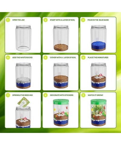 Light-Up Terrarium Kit for Kids - STEM Activities Science Kits - Gifts for Kids - Educational Kids Christmas Toys for Boys & ...