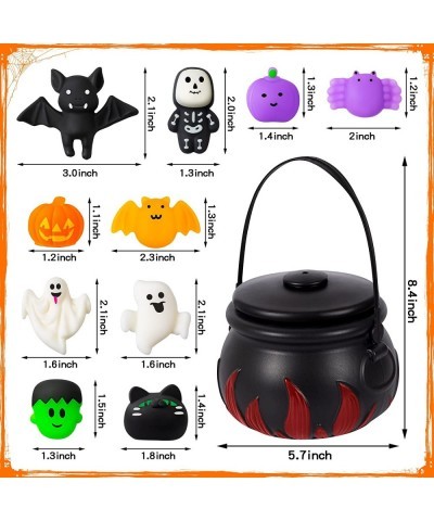 24 Pcs Halloween Squeeze Toys with 5.5" Halloween Cauldron Halloween Party Favors Trick or Treat Goodie Bag Filler Halloween ...