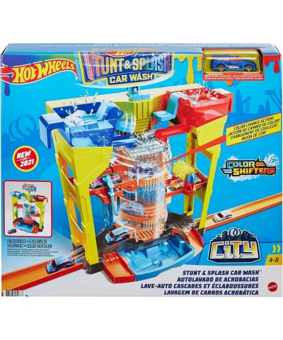 Mattel Stunt & Splash Car Wash Playset $57.16 Toy Vehicle Playsets