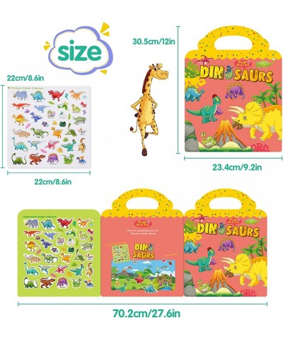 3 Packs Reusable Sticker Book for Toddlers Boys Girls - Nice Travel Activity Toys Gifts $17.65 Kids' Stickers