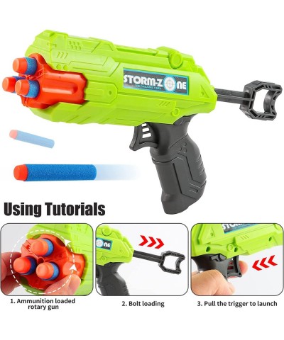 3 Packs Soft Bullet Blaster Guns with 20 Foam Darts and 1 Target for Age 3 4 5 6 7 8 Year Old Boys and Girls Birthday Christm...