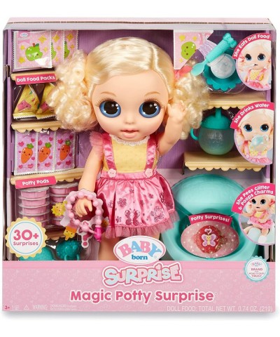 Surprise Magic Potty Surprise Doll Blue Eyes with 30 + Magical Surprises | Doll Pees Glitter & Poops Surprise - Charms Best G...