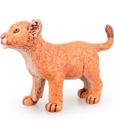 4PCS Realistic Lion Figurines with Lion Cubs 2-5" Jungle Animals Figures Family Set Includes Baby Lions Educational Toy Cake ...