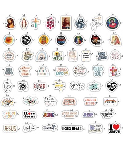 104 Pcs Jesus Stickers for Adults - Waterproof and Fade Proof Christian Stickers for Water Bottles Laptops and Phone Cases - ...