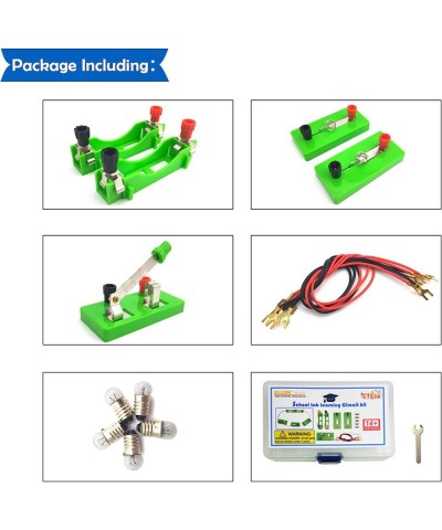 Physics Science Lab Learning Circuit kit Electricity Experiment Set Building Circuits for Kids Junior Senior High School Stud...