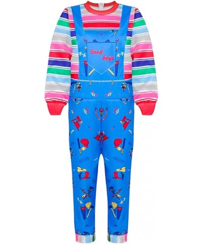 Chucky Costume Kids Chucky Jumpsuit for Girls Chucky Dress Halloween Chucky Cosplay Costume $53.80 Kids' Costumes