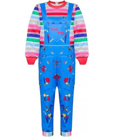 Chucky Costume Kids Chucky Jumpsuit for Girls Chucky Dress Halloween Chucky Cosplay Costume $53.80 Kids' Costumes