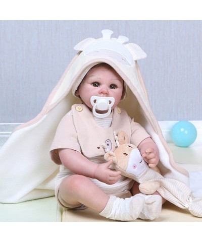 20inch Real Alive Weighted Around 3lbs Reborn Baby 100% Handmade Dolls Painted by Genesis Heat Paint Lifelike Newborn Doll Gi...