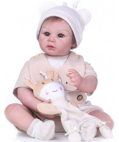 20inch Real Alive Weighted Around 3lbs Reborn Baby 100% Handmade Dolls Painted by Genesis Heat Paint Lifelike Newborn Doll Gi...