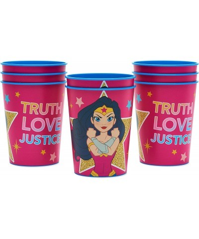 Wonder Woman Party Supplies 16 oz. Plastic Cups (8-Count) $17.13 Kids' Party Tableware