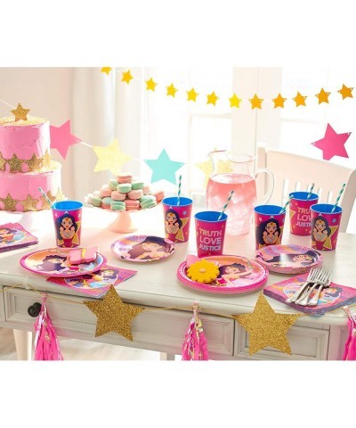 Wonder Woman Party Supplies 16 oz. Plastic Cups (8-Count) $17.13 Kids' Party Tableware