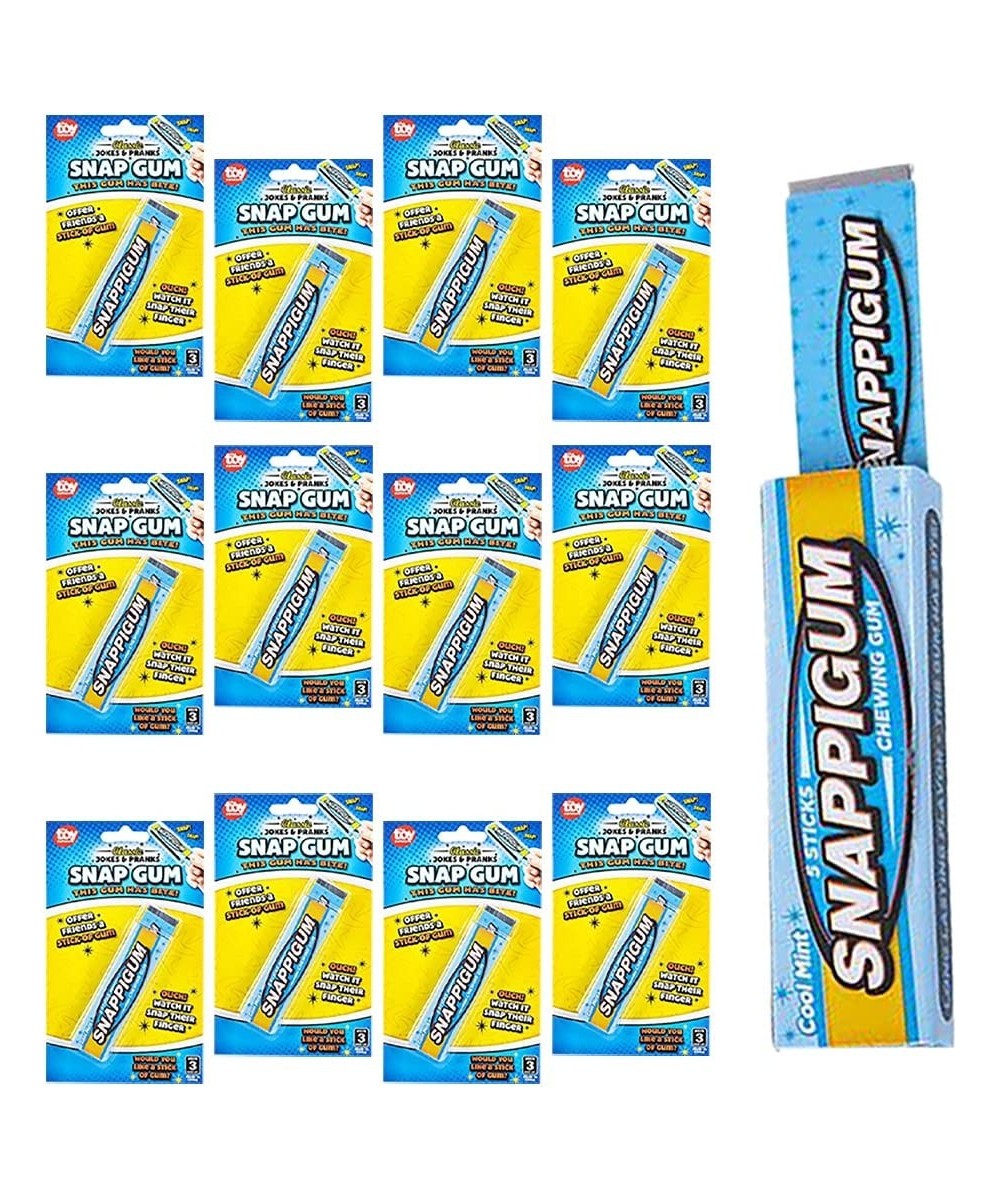 Joke Snap Gum 3" Inches (12-Pack) $18.34 Gags & Practical Joke Toys