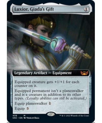 Magic: the Gathering - Luxior Giada's Gift (439) - Extended Art - Streets of New Capenna $23.50 Trading Cards & Accessories