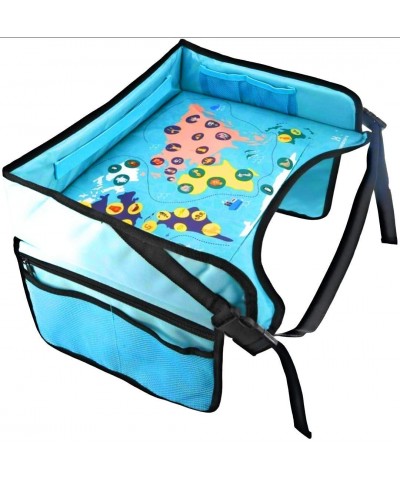 Kids Travei Tray Toddler Seat Activity Tray Art Supplies Storage Pockets $27.83 Baby Stationary Activity Centers