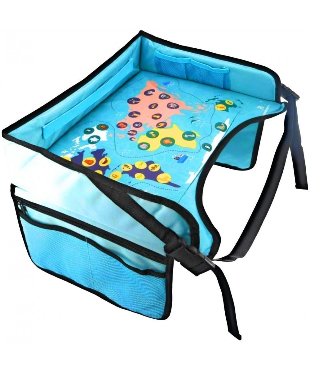 Kids Travei Tray Toddler Seat Activity Tray Art Supplies Storage Pockets $27.83 Baby Stationary Activity Centers