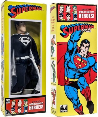 DC Comics Boxed Retro 8 Inch Action Figures with S Type Body: Superman [Black Outfit New Head Variant] $60.87 Action Figures