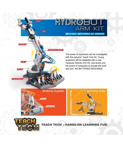 Teach Tech “Hydrobot Arm Kit” Hydraulic Kit STEM Building Toy for Kids 10+ $60.88 Educational Science Kits