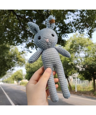 Easter Knitted Bunny Plush Rabbit Toy Doll Kitting Filling Toy Cartoon Toy Gift for Kids Christmas Birthday Interior Decorati...