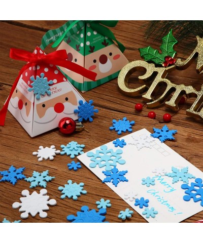 500 Pieces Mini Foam Snowflake Stickers Self-Adhesive Snowflake Stickers Decals for Christmas Decoration (Fresh Style) $21.63...