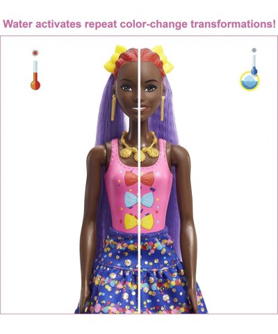 Color Reveal Glitter! Hair Swaps Doll Glittery Blue with 25 Hairstyling & Party-Themed Surprises Including 10 Plug-in Hair Pi...