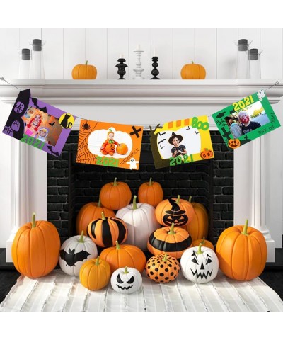 2021 Dated Halloween Crafts for Kids 4 Pcs Picture Frame DIY Kit Fall Arts and Crafts for Toddlers Fun Home Activity $16.27 K...