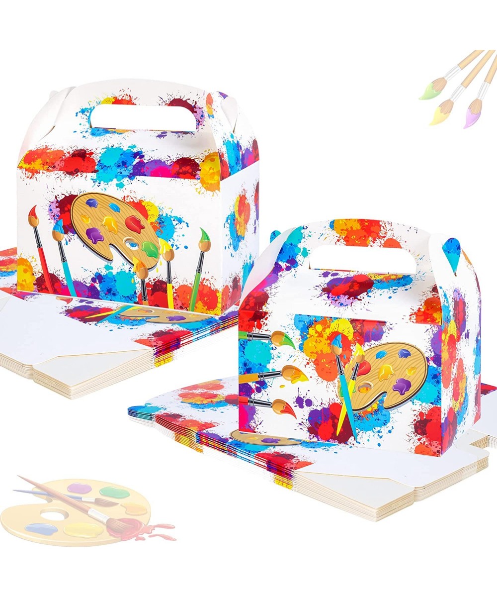 12pcs Art Paint Party Gift Treat Boxes Art Painting Theme Party Favors Goodie Boxes for Artist Art Paint Birthday Party Baby ...