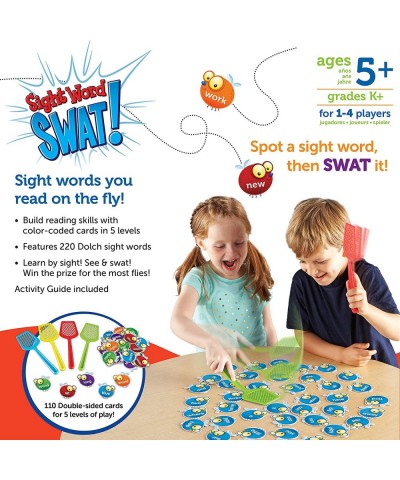 Sight Word Swat ? a Sight Words Game - 114 Pieces Ages 5+ Educational Games for Kids Sight Word and Brain Games for Kids Kind...