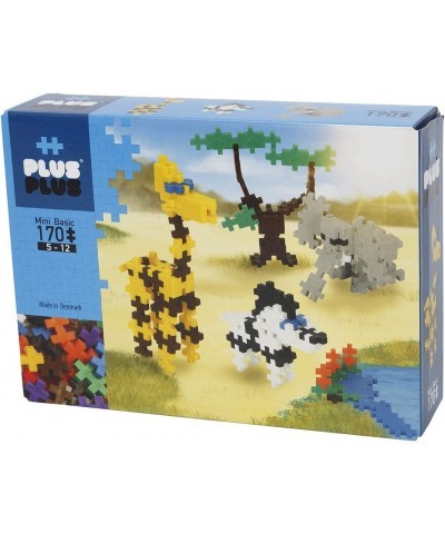 Instructed Play Set - 170 Piece Safari - Construction Building Stem / Steam Toy Interlocking Mini Puzzle Blocks for Kids $36....