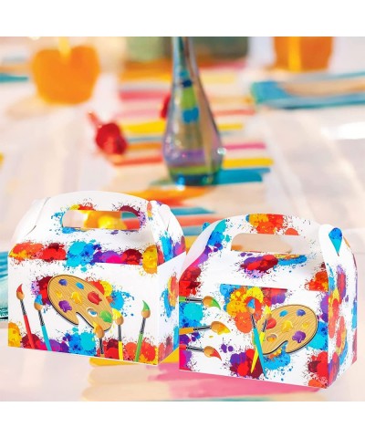 12pcs Art Paint Party Gift Treat Boxes Art Painting Theme Party Favors Goodie Boxes for Artist Art Paint Birthday Party Baby ...