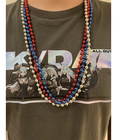 Mardi Gras Bead Necklaces Round Multi Colors Costume Necklace for Events and Party Favor Novelty Carnival Party Supplies $16....