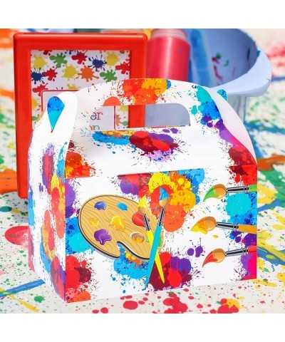 12pcs Art Paint Party Gift Treat Boxes Art Painting Theme Party Favors Goodie Boxes for Artist Art Paint Birthday Party Baby ...