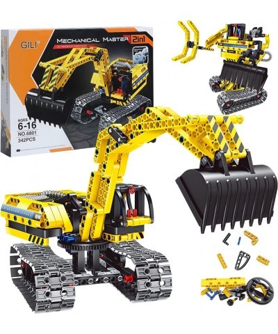 Excavator Building Sets for 7 8 9 10 Year Old Boys & Girls Construction Engineering Robot Toys for Kids Age 6-12 Educational ...