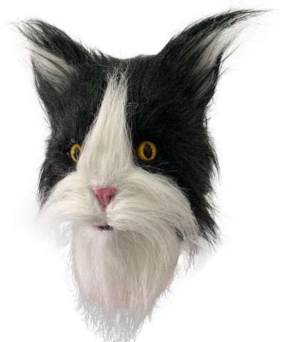 Cat Mask Latex Cute Animal Plush Helmet Full Head Fluffy Halloween Cosplay Party Costume Props $47.25 Kids' Dress-Up Accessories