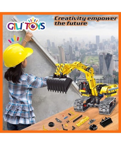 Excavator Building Sets for 7 8 9 10 Year Old Boys & Girls Construction Engineering Robot Toys for Kids Age 6-12 Educational ...