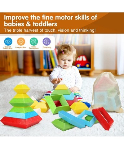 30Pcs Stacking Toys for Toddlers 1-3 2-4 3-5 Year Old Building Blocks Toys Mega Educational Preschool Learning Activities Tod...