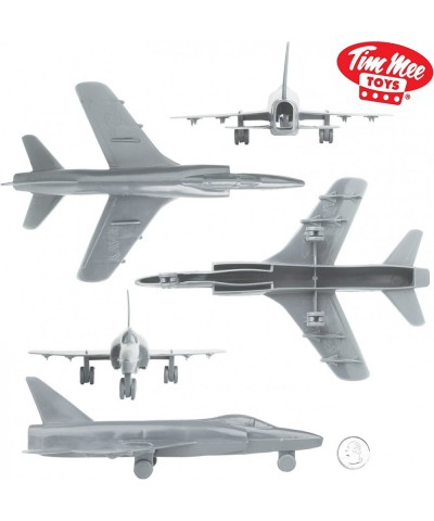 TimMee Plastic Army Men Cold WAR Fighter Jets - Gray Airplanes - Made in USA $16.19 Play Figure Vehicles