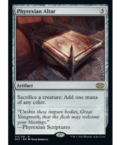 Magic: the Gathering - Phyrexian Altar (311) - Double Masters 2022 $49.12 Trading Cards & Accessories