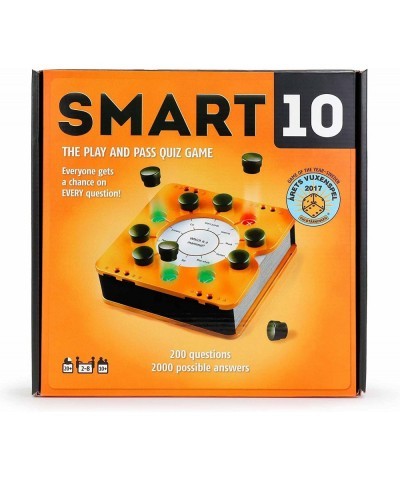 Smart 10 Pass and Play Trivia Game | Perfect Family Board Game $27.26 Board Games