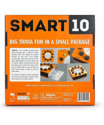 Smart 10 Pass and Play Trivia Game | Perfect Family Board Game $27.26 Board Games