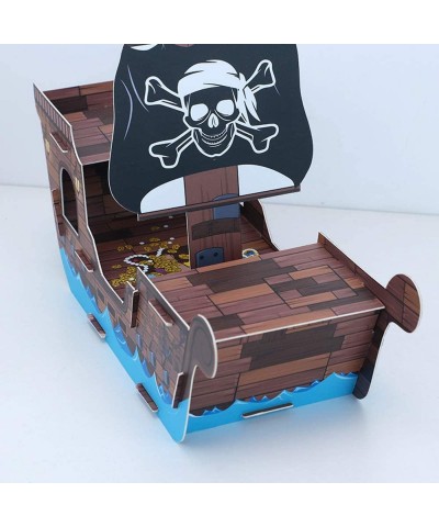 Pirate Ship Cupcake Stand for Kids Birthday Party Centerpiece Decorations Pirate Birthday Party Supplies Cupcake holder $36.8...