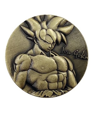 Dragon Ball Goku Collection Coin 3D Relief Commemorative Badge Collection Toy for Fans $17.49 Miniature Novelty Toys