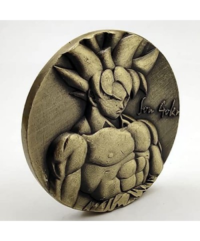 Dragon Ball Goku Collection Coin 3D Relief Commemorative Badge Collection Toy for Fans $17.49 Miniature Novelty Toys