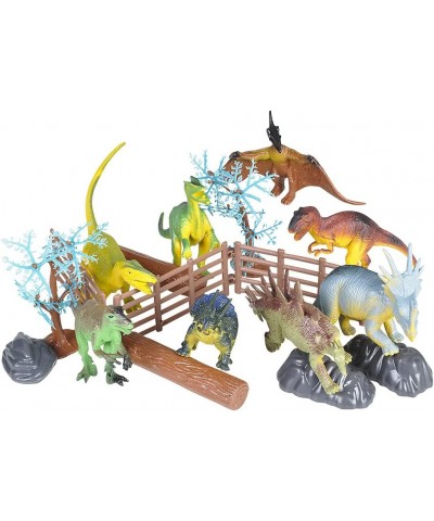 Dinosaur Set with Carrying Case 20-Piece $38.11 Play Figure Playsets