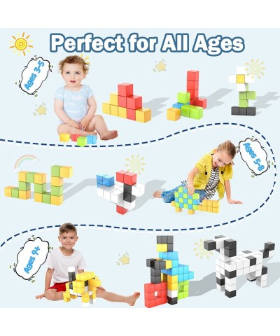 Large Magnetic Blocks Montessori Toddler Toys Preschool STEM Educational Sensory Magnet Toys for 3+ Year Old Boys & Girls Lea...