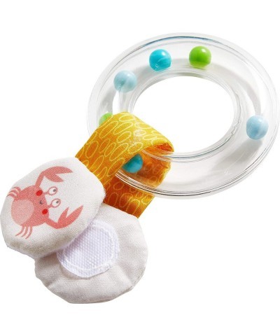 Marine World Fabric Baby Toy Rattle with Removable Plastic Teething Ring $23.07 Baby Teether Toys