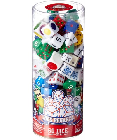 GAME Mixed Dice in a Clear Tube 60Pcs Accessory $44.83 Dice Games