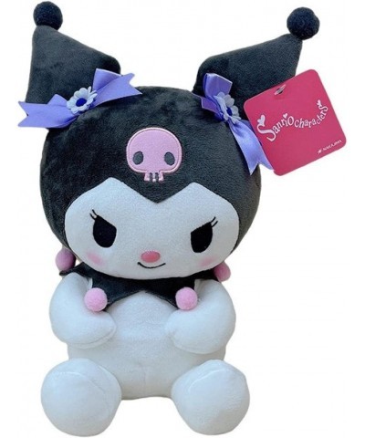 Sanrio Sakura Pink Plush Kuromi My Melody Cinnamoroll Cute Soft Stuffed Appease Children Plush Toy Birthday Gift for Kids Bac...