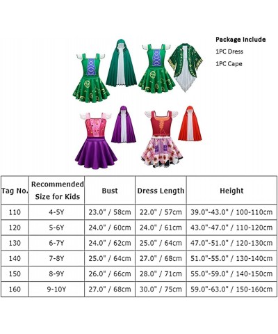 Witch Costume for Girls Toddler Halloween Outfits Ruffle Sleeve Dress Up Witch Cloak Kid Withchy Fancy Clothes $44.34 Kids' C...