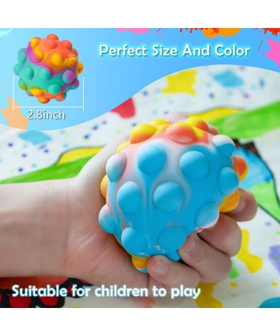 Pop Ball It Fidget Toys Round Stress Balls with Bubbles Sensory Ball for Kids and Adults Stress Relieve Silicone Squeeze Ball...